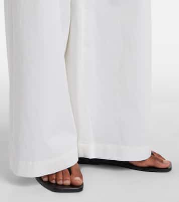 Weite Hose aus Baumwollpopeline | Vince