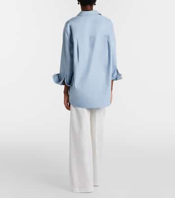 Weite Hose aus Baumwollpopeline | Vince