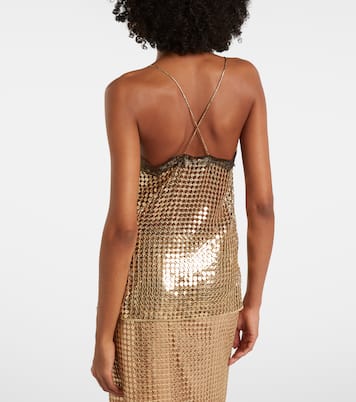 Top mit Pailletten und Spitze | Roberto Cavalli