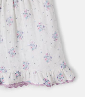 Vallal floral ruffled cotton shorts | Louise Misha