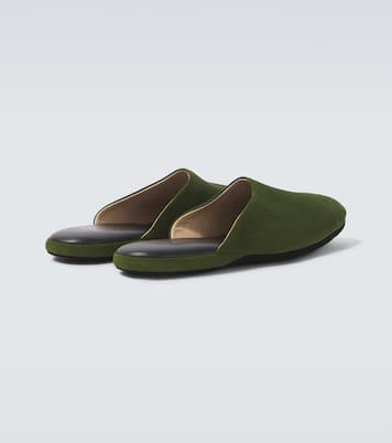 Chaussons en daim | Charvet