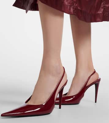 Pumps slingback Guermantes in vernice | Saint Laurent