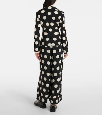 Polka-dot wide-leg pants | Junya Watanabe