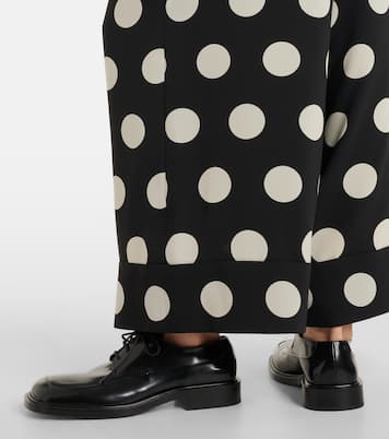 Polka-dot wide-leg pants | Junya Watanabe
