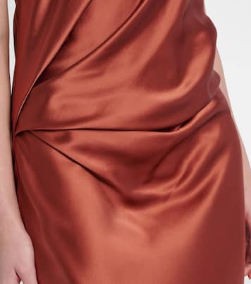 Bustier-Robe aus Seiden-Charmeuse | The Sei