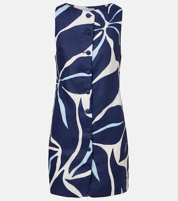 Rhoda printed linen minidress | Cala de la Cruz