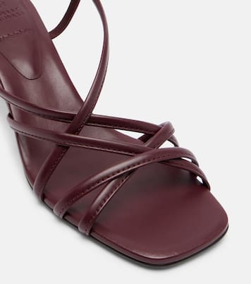Monili leather slingback sandals | Brunello Cucinelli
