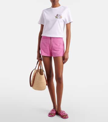 Paula's Ibiza Petal Anagram canvas slides | Loewe