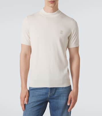 Jersey de algodón con logo | Brunello Cucinelli