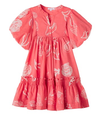 Cruz printed cotton dress | Poupette St Barth Kids
