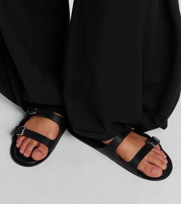 Double Belt leather sandals | Christen