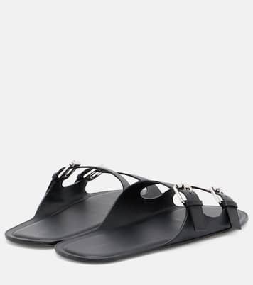 Double Belt leather sandals | Christen