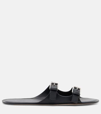 Double Belt leather sandals | Christen