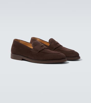 Suede penny loafers | Brunello Cucinelli