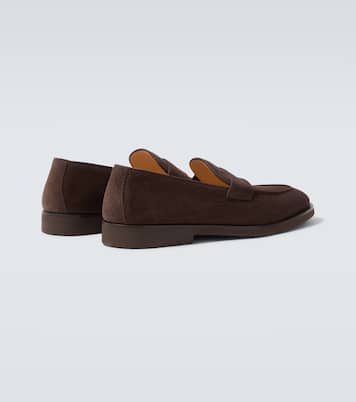 Suede penny loafers | Brunello Cucinelli