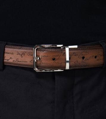Ceinture réversible Scritto en cuir | Berluti