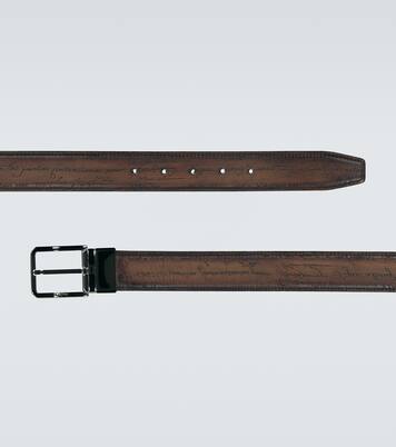 Ceinture réversible Scritto en cuir | Berluti
