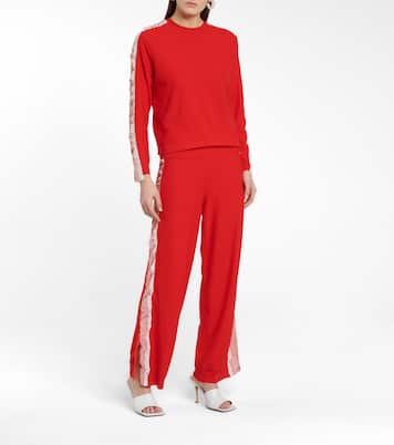 Silk-trimmed wool sweater | Stella McCartney