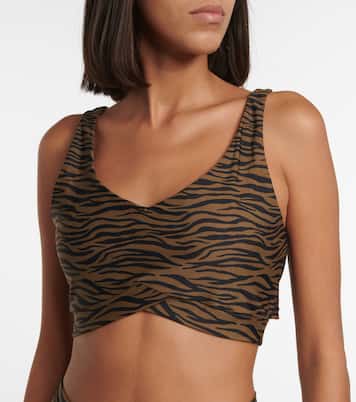 Cropped-Top Malibu Tiger Bowie | The Upside