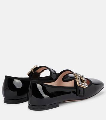 Très Vivier Babies patent leather ballet flats | Roger Vivier