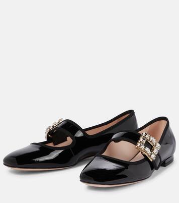 Très Vivier Babies patent leather ballet flats | Roger Vivier