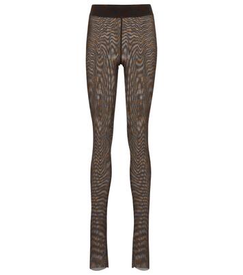 Bedruckte Leggings aus Jersey | Ganni