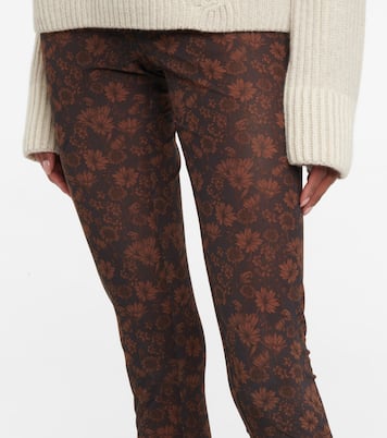 Bedruckte Leggings aus Jersey | Ganni