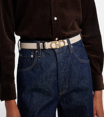 Cinturón Gancini de piel reversible | Ferragamo
