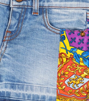 Royal Rebellion denim shorts | Versace Kids