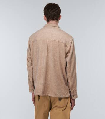 Bestickte Hemdjacke aus Wolle | Adish