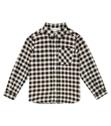 Tango checked cotton shirt | Bonpoint