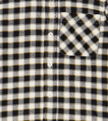 Tango checked cotton shirt | Bonpoint