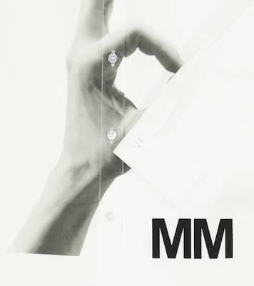 Logo printed cotton shirt | MM6 Maison Margiela Kids