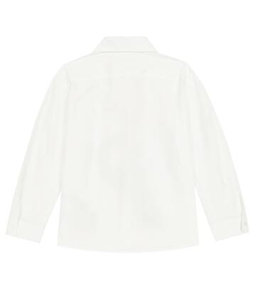 Logo printed cotton shirt | MM6 Maison Margiela Kids