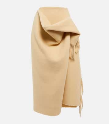 Dianne draped wool maxi skirt | The Row