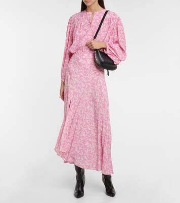 Blouse Brunille imprimée en soie mélangée | Isabel Marant