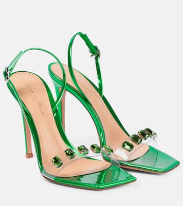Sandalen Ribbon Candy 105 aus Leder | Gianvito Rossi