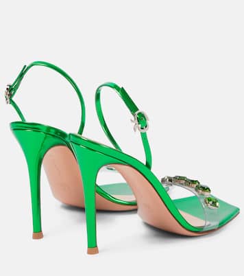 Sandalen Ribbon Candy 105 aus Leder | Gianvito Rossi