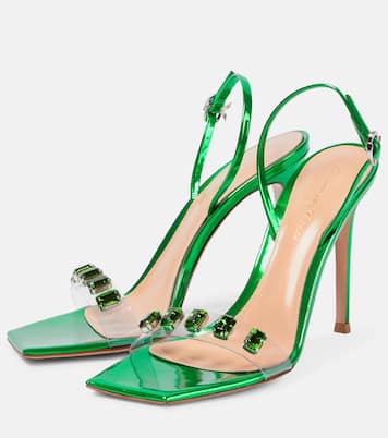 Sandalen Ribbon Candy 105 aus Leder | Gianvito Rossi