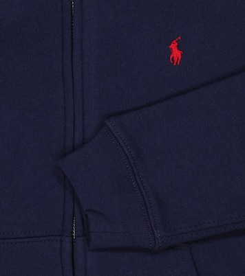 Cotton jersey zipped hoodie | Polo Ralph Lauren Kids