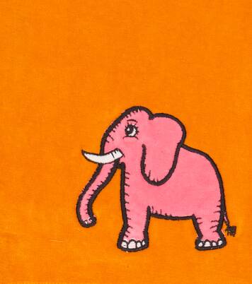 Embroidered velour sweatpants | Mini Rodini