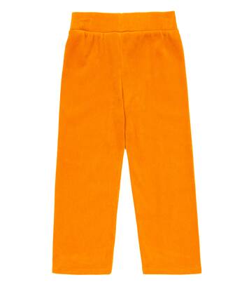 Embroidered velour sweatpants | Mini Rodini