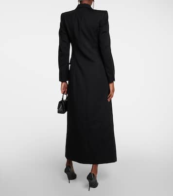 Structured double-breasted wool coat | Balenciaga