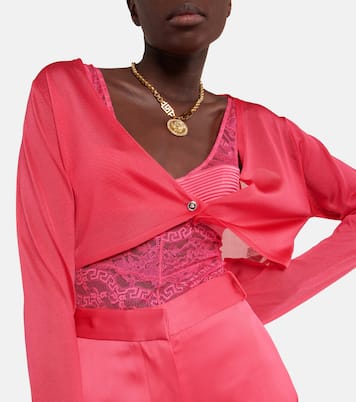 Cropped-Cardigan Medusa | Versace