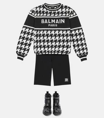 Logo biker shorts | Balmain Kids