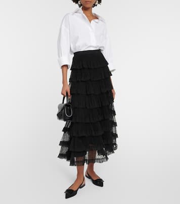 Gommettine net slingback flats | Roger Vivier