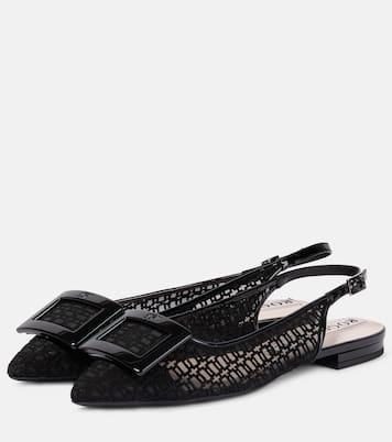 Gommettine net slingback flats | Roger Vivier