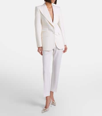 Low-rise wool-blend pants | Dolce&Gabbana