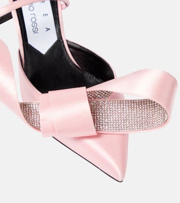 x Sergio Rossi Marquise crystal-embellished mules | Area