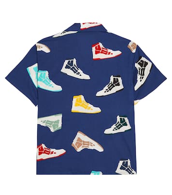 Printed cotton bowling shirt | Amiri Kids